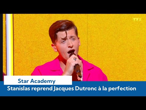 Star Academy 2022 : Stanislas se présente et reprend Jacques Dutronc sur scène