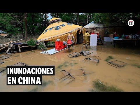 Habitantes de China intentan salvar sus bienes ante el peligro de inundaciones | El Espectador