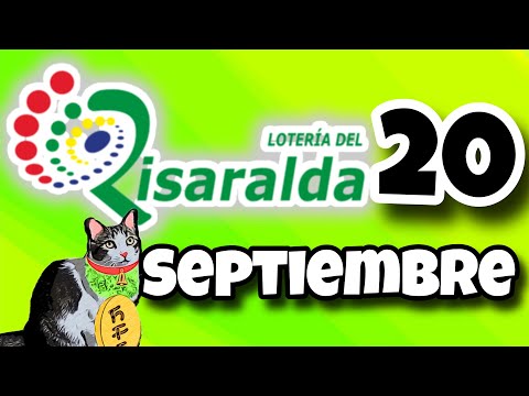 Resultado LOTERIA DEL RISARALDA Viernes 20 de Septiembre de 2024