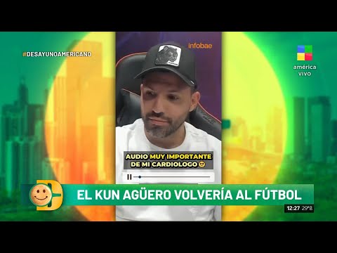 El Kun Agüero compartió un alentador mensaje de su cardiólogo: ¿vuelve a jugar al fútbol?