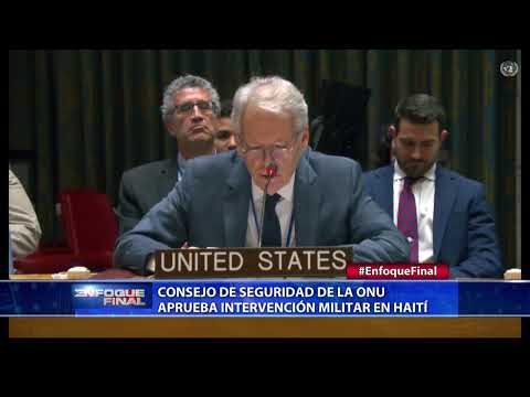 Consejo de Seguridad de la ONU aprueba intervención militar en Haití