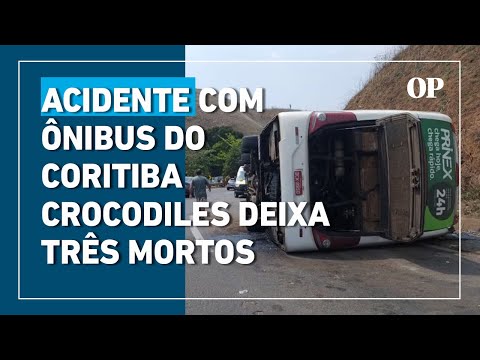 Acidente com ônibus do Coritiba Crocodiles deixa três mortos