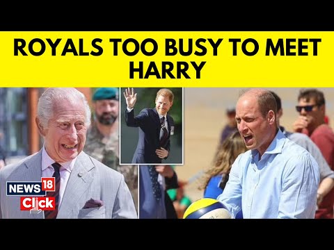 Royal Family Feud | King Charles And Prince William Royally Snub Visiting Prince Harry | G18V