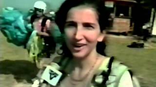 Campeonato de Vôo Livre no Programa Corpo em Ação da TV Tribuna afiliada a Rede Globo em 19/07/1997