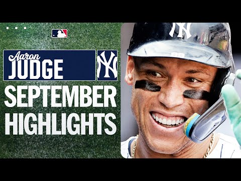 ALL RISE for your MLB HOME RUN LEADER! Aaron Judge hit 58 HR in 2024 (September 2024 MLB highlights)