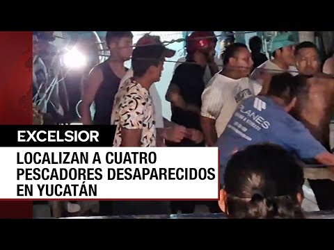 Localizan a cuatro pescadores extraviados en mar de Yucatán por el paso de Milton