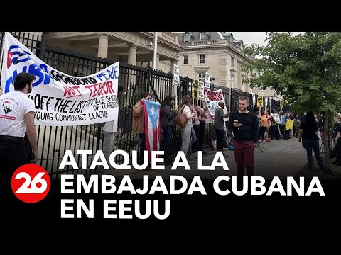 Ataque a la embajada cubana en EEUU con bombas molotov