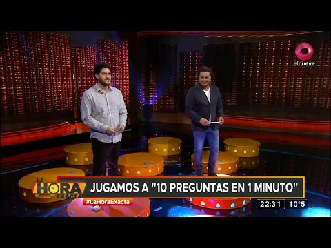 La Hora Exacta: Matías Santoianni y Federico Barón juegan a ‘10 preguntas en 1 minuto’