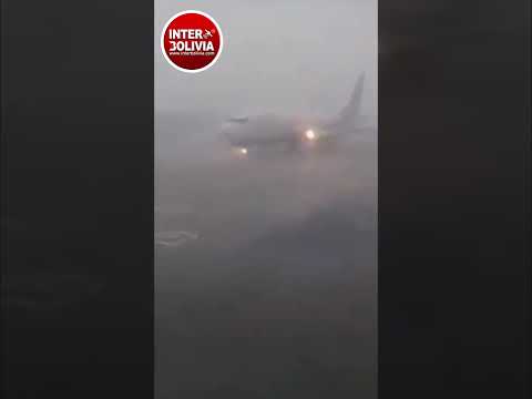 ? Avión de BOA aterrizó en medio de una tormenta en Argentina ?
