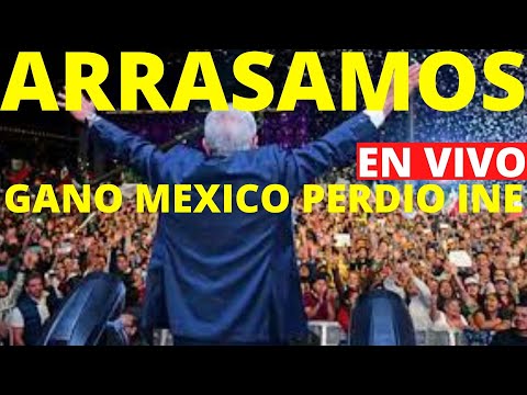 ARRASAMOS! GANO MEXICO!! PERDIO EL INE!AMLO FELIZ FELIZ FELIZ! LOS DERECHANGOS LLORANDO SU DERROTA!