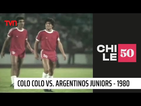 Colo Colo vs. Argentinos Juniors con Maradona