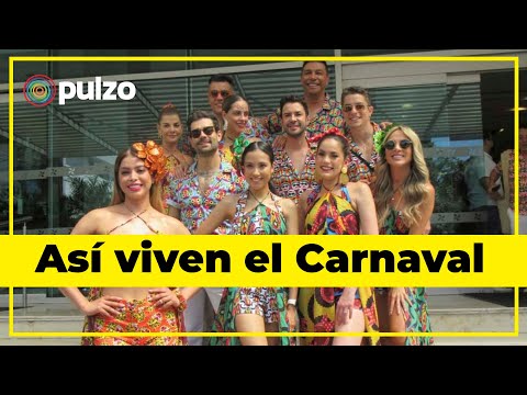 Así viven el Carnaval de Barranquilla los famosos que visitan la ciudad | Pulzo