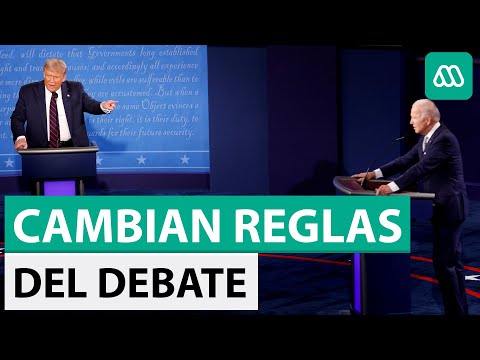 EEUU | Cambian reglas en debates de Trump y Biden por escandalosa primera jornada