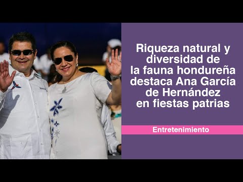 Así ha lucido la primera dama de Honduras a lo largo de ocho años en fiestas patrias
