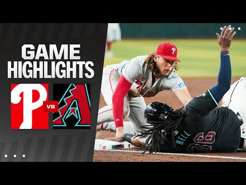 Phillies vs. D-backs Game Highlights (8/8/24) | MLB Highlights