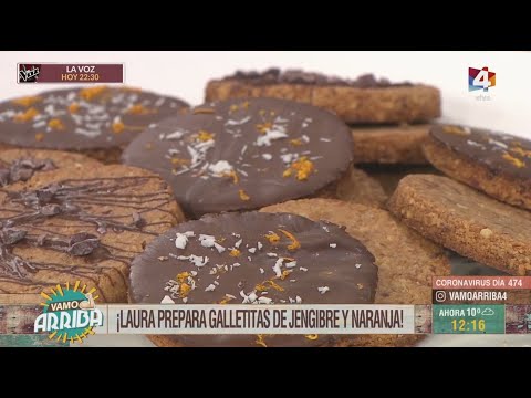 Vamo Arriba - Laura Fazio: Galletitas de jengibre y naranja