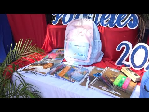 Paquetes escolares serán distribuidos en más de 500 centros educativos de Chinandega