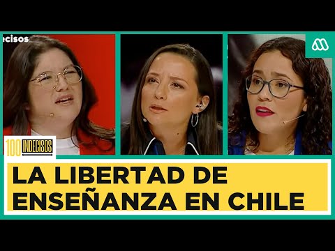 100 indecisos | Interpelación de Andrea Arístegui sobre libertad de enseñanza en Chile