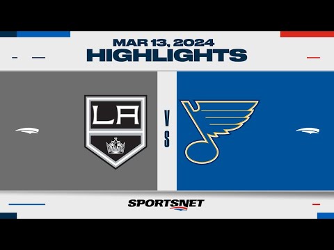 NHL Highlights | Kings vs. Blues - March 13, 2024