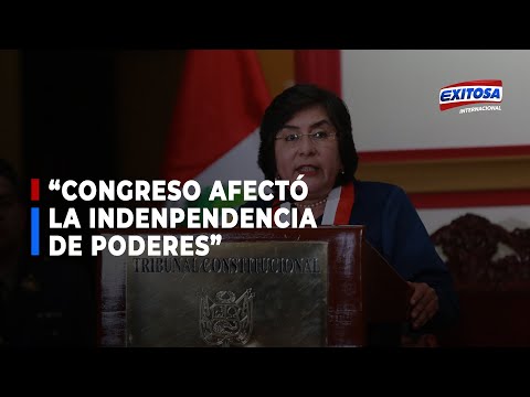 Marianella Ledesma: “Congreso afectó la independencia de poderes”