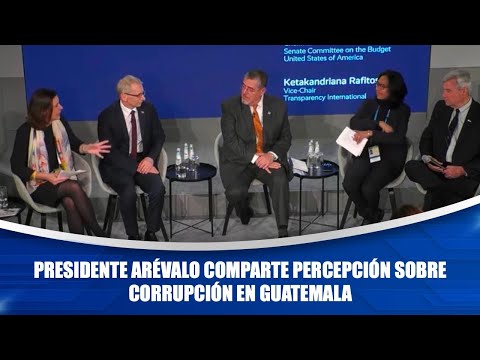 Presidente Arévalo comparte percepción sobre corrupción en Guatemala