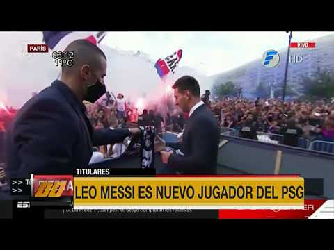 Messi fue presentado como nuevo jugador del PSG
