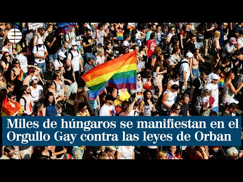 Miles de húngaros se manifiestan en el Orgullo Gay de Budapest en contra de las leyes de Orban