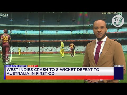 West Indies Crash to 8 Wicket Defeat to Australia in Fist ODI