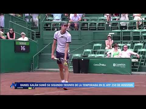 Daniel Galán sumó su segundo triunfo de la temporada en el ATP 250 de Houston - Noticias Teleamiga
