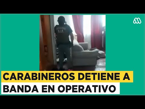 Detienen a banda del crimen organizado en operativo policial de Carabineros
