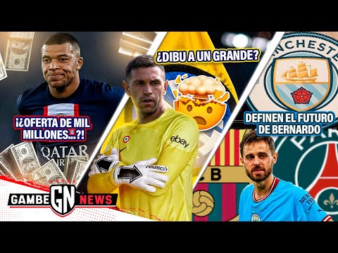 OFICIAL:PSG DA el SÍ: ¡MIL MILLONES x Mbappé!|¡¿DIBU a GRANDE?!|CITY DEFINE FUTURO de BERNARDO Silva