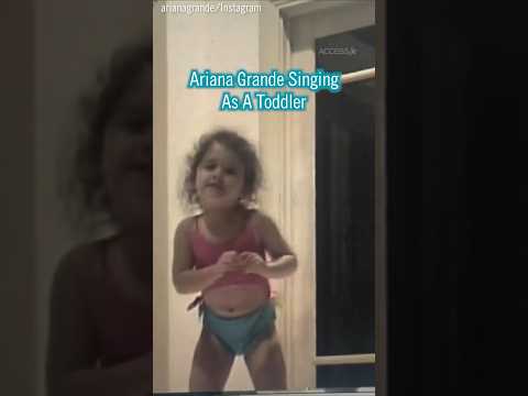 Ariana Grande singing as a toddler is too cute