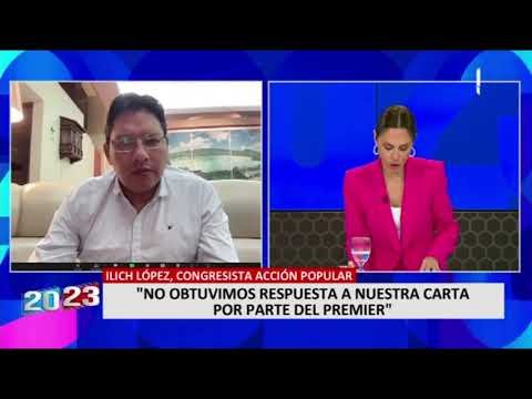Ilich López solicitó en enero al premier Otárola declara emergencia por lluvias