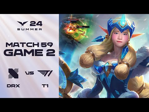 어머니 나를 낳으시고 바지적삼 다 적시셨네 | DRX vs. T1 게임2 하이라이트 | 07.28 | 2024 LCK 서머 스플릿