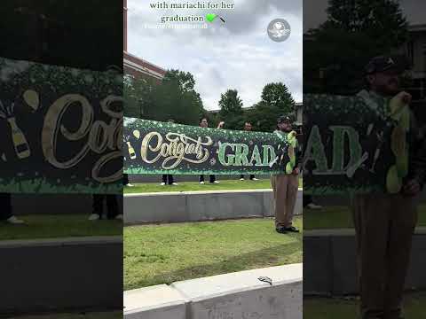 Celebran graduación con mariachi en Universidad de Carolina del Norte #shorts