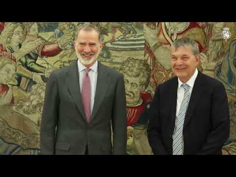 S.M. el Rey recibe al Sr. Philippe Lazzarini, Comisionado General de la UNRWA