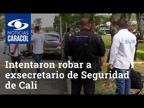 Ladrones intentaron robar a exsecretario de Seguridad de Cali: hubo intercambio de disparos