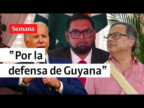 Presidente de Guyana envió contundente mensaje a los presidentes Petro y Biden | Semana Noticias