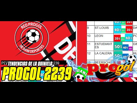 LISTO EL PDF PARA #PROGOL 2239 ENCUESTA DE MI GRUPO