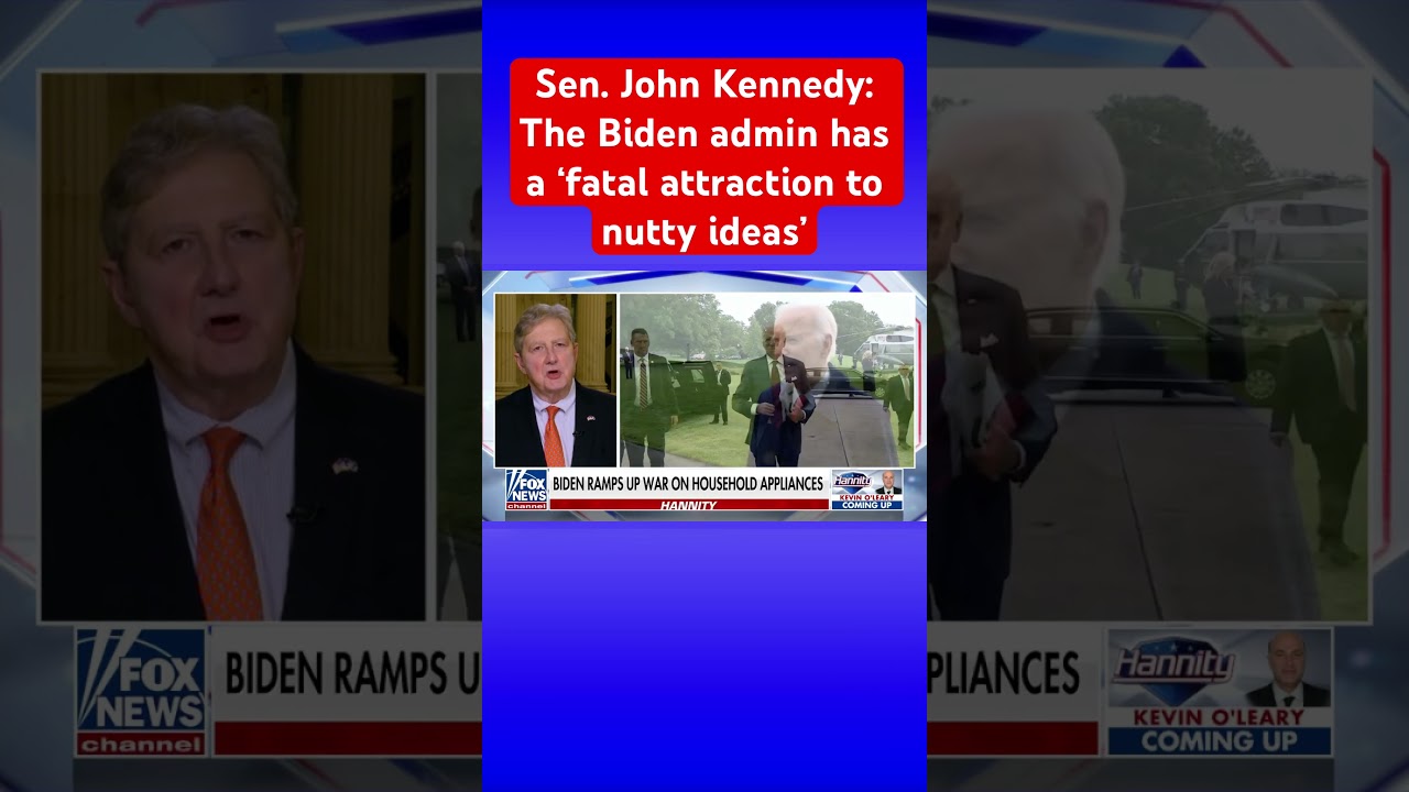 Sen. KENNEDY: Crazy never takes a day off when Biden is in charge #shorts