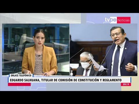 Noticias Mañana | Eduardo Salhuana, titular de la Comisión de Constitución - 14/03/2023