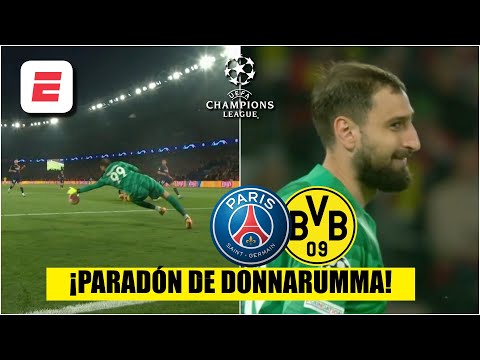 ¡SE SALVÓ PSG! PARADÓN DE DONNARUMMA mantiene VIVO al PSG de MBAPPÉ vs Dortmund | Champions League