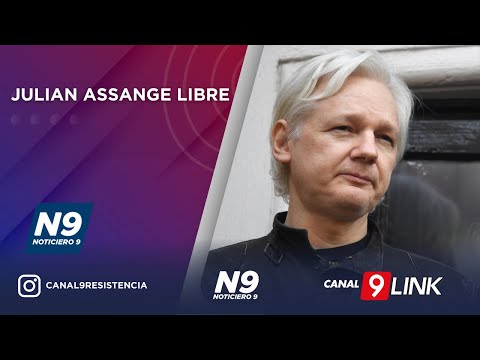 JULIAN ASSANGE LIBRE - NOTICIERO 9