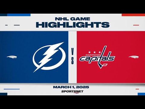 NHL Highlights | Lightning vs. Capitals - March 1, 2025