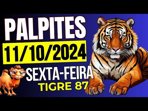 Palpites Do Dia 11/10/2024 | TODAS AS LOTERIAS