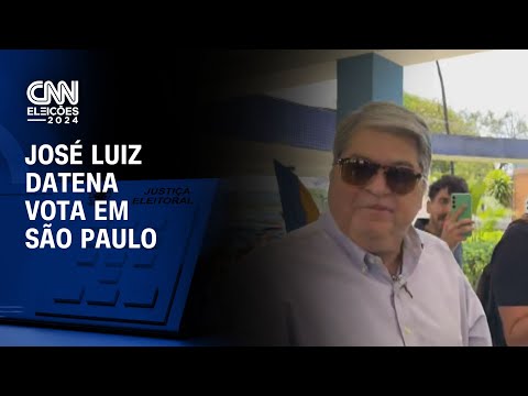 José Luiz Datena vota em São Paulo | CNN ELEIÇÕES