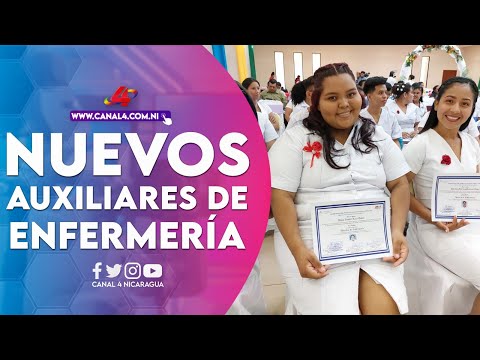 Nuevos auxiliares de enfermería se gradúan en Managua, listos para servir a su comunidad