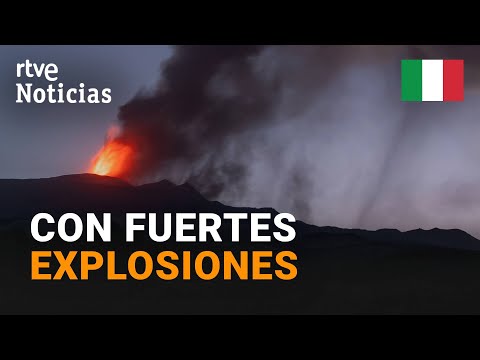 ITALIA: El CIELO de SICILIA se CUBRE de HUMO y CENIZAS por la ERUPCIÓN del ETNA | RTVE Noticias