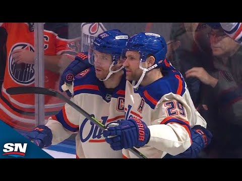 Leon Draisaitl Buries Power-Play Goal Off Sweet Pass From Connor McDavid