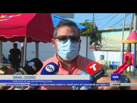 Realizan 200 pruebas de hisopados en Pueblo Nuevo